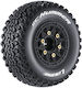 Set Anvelope Moi Louise Sc-hummer Pe Jante Negre 12 14 17mm Hex Interșanjabil 2 Bucăți 1/10 Short-course