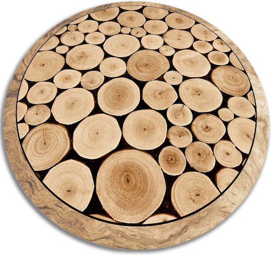 Rundes Vinyl-Teppich Design Drehstuhl Schnitt des Rumpfes Ø 120 cm
