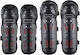 FIXATO Motorrad Knieschoner Ellenbogenschützer Set Langlebig Abs Leicht Komfortabel Einstellbar Motorrad Scooter ATV Enduro Fahrrad Schwarz