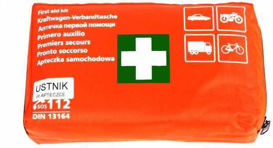 PK-Mot Car First Aid Kit Bag with Equipment and Resuscitation Mask