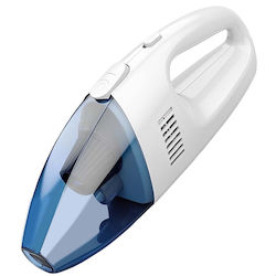 Avizar Compact Ergonomic 80w Portable Vacuum Cleaner Cars Interiors White Blue