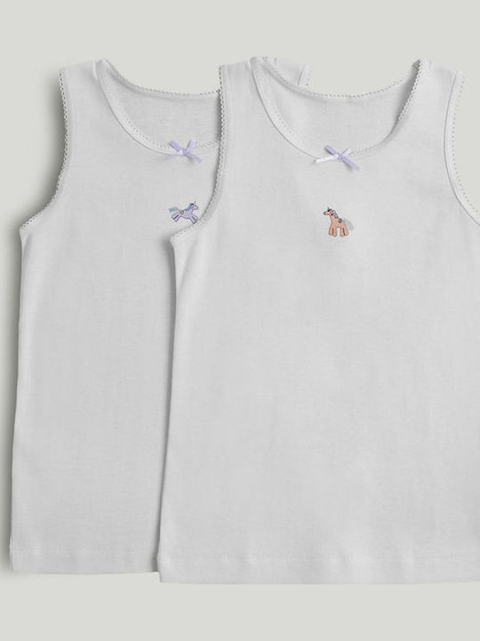 Mothercare Σετ Παιδικά Φανελάκια Αμάνικα Πολύχρωμα 2τμχ