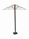 Ecoshadow Cadru Metalic Rotund Umbrelă D200cm Greu Tip Galvanizat