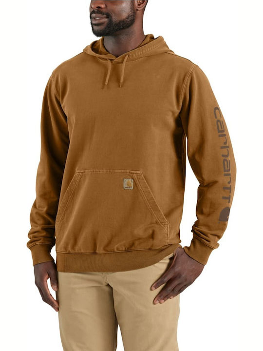 Φούτερ με Κουκούλα  Brown