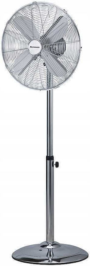 Ravanson Ανεμιστήρας Ορθοστάτης 50W Διαμέτρου 45cm Ασημί