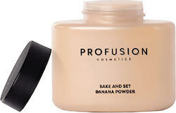 Profusion Cosmetics Pudră de Fixare Bake & Set Banana Pudră de Stabilizare Machiaj 25gr