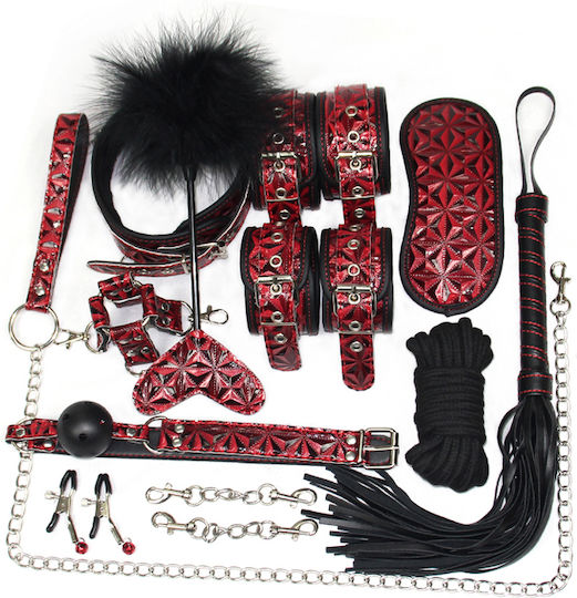 La Lolita Amsterdam BDSM Kit in Black Colour 10 Pieces