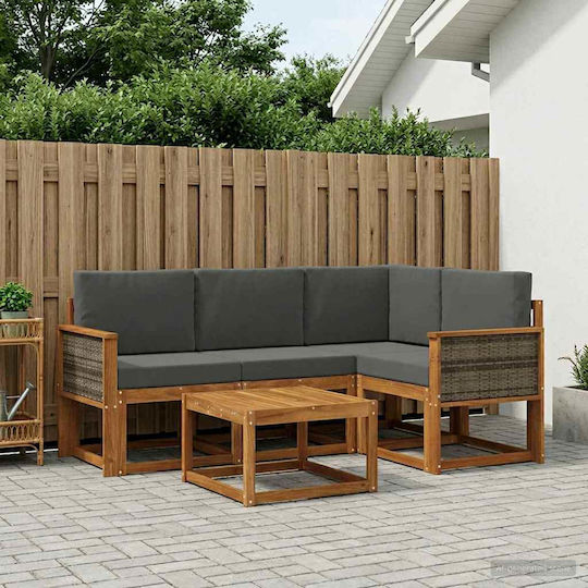 Living Room Set 5 Pieces with Pillows Living Room Set 5 Pieces with Pillows