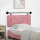 vidaXL LED Headboard Cushion Fabric Pink 110x55cm
