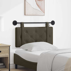 vidaXL LED Faux Leather Headboard Cushion Grey ...