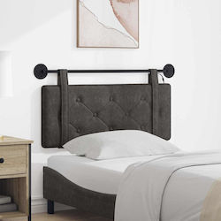 vidaXL LED Headboard Cushion in Black Faux Leat...