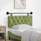 vidaXL Fabric Bed Headboard Cushion Green 110x55cm