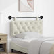 vidaXL Fabric Bed Headboard Cushion Beige 110x55cm