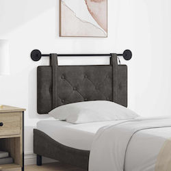 vidaXL LED Pillow for Headboard in Black Faux L...