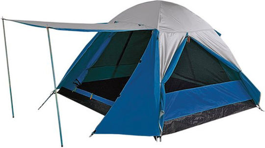 Hupa Σκηνή Camping Μπλε με Διπλό Πανί για 4 Άτομα