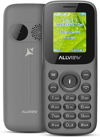 Allview L803 Dual SIM Κινητό με Κουμπιά Γκρι