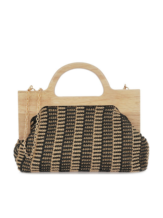 Exe Straw Women's Handbag Black