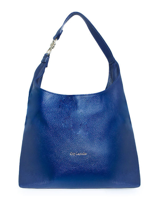 Guy Laroche Leather Women's Shoulder Bag Blue