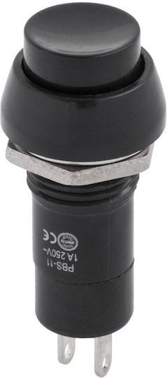 292526 Ein-Aus-Schalter 1a 250v Schwarzes Set 5 Stücke