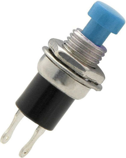 379932 Buton Push Off 1a 250v/125v 3a Albastru Set 10 Bucăți
