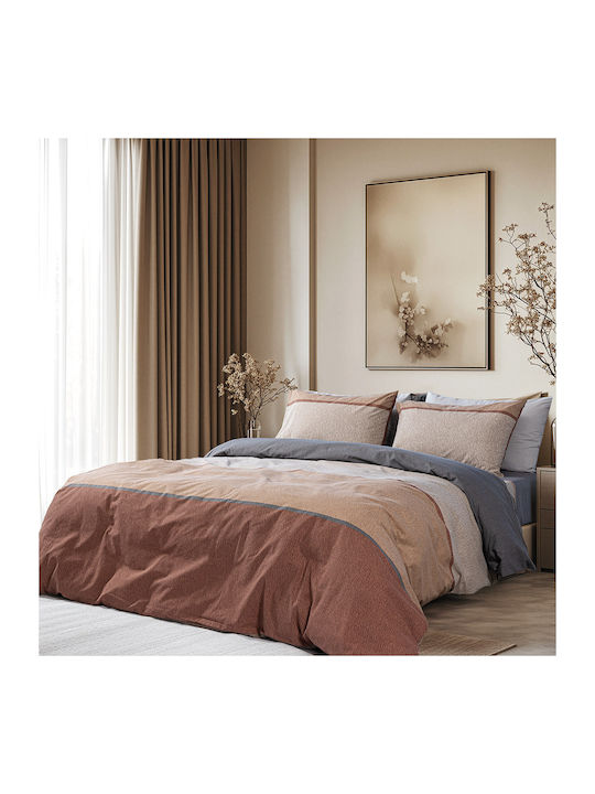 Beauty Home Cotton Duvet Cover Set 170x250cm Si...