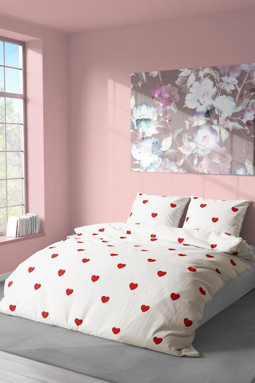 SteweHome Set Huse Pentru Pilote 200x220cm Dublă Cu 2 Fețe De Pernă Multicolor