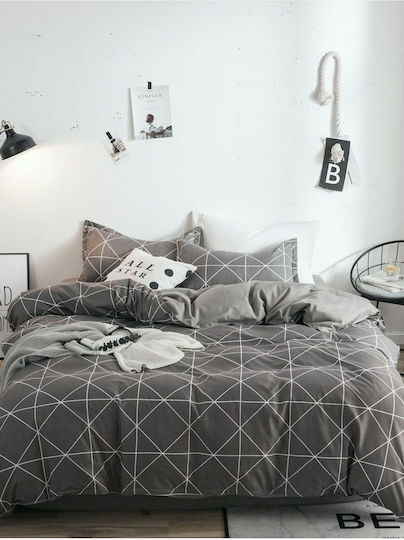 SteweHome Double Set 200x220cm Gray