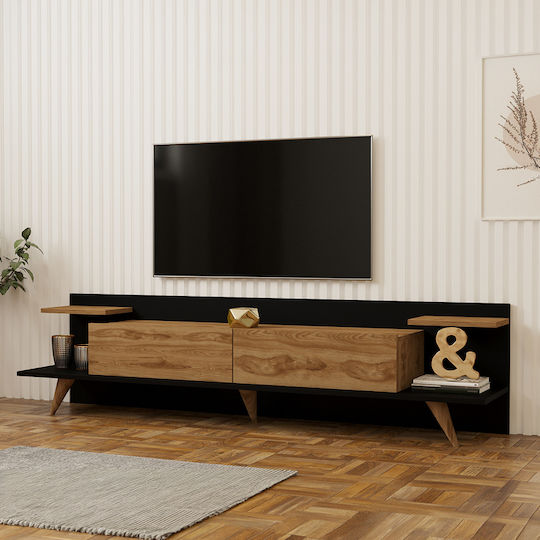 TV-Ständer Astry Anthrazit M180xP36.8xH45cm