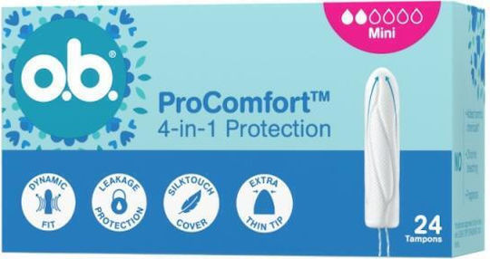 O.b Procomfort Мини Тампони 24 Броя