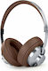 Muse M-298SBR Ασύρματα Bluetooth Over Ear Ακουστικά Καφέ
