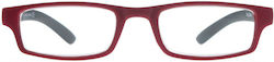 Frog Optical Lesebrillen +3.75 in Burgundisch Farbe
