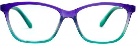 Frog Optical Reading Glasses +3.75 in Purple Color