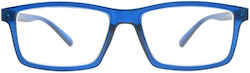 Frog Optical Silac Lesebrillen +3.25 Blau Farbe