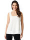 Women's Sleeveless Blouse White