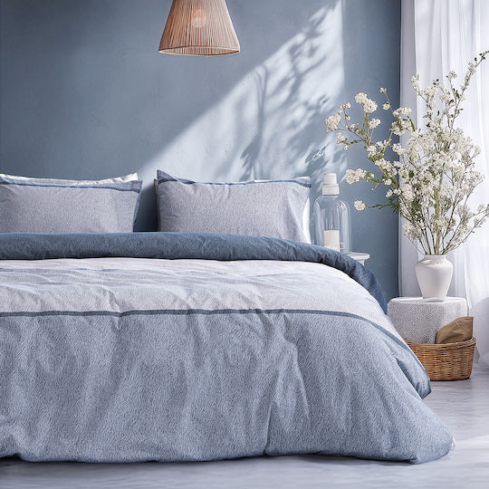 Beauty Home 12566 Σετ Μονό 3τμχ 110x200+30εκ. με Λάστιχο Σιέλ