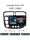 Sistem Audio Auto pentru Honda Civic 2001-2006 (Bluetooth/USB/WiFi/GPS/Apple CarPlay/Android Auto) cu Ecran Tactil 9"