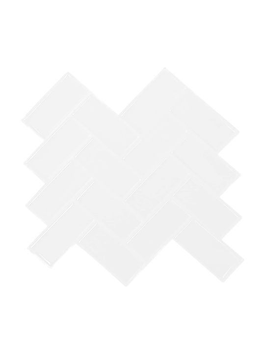 Vidaxl Πλακάκι Ψαροκόκαλο 50 Pcs Λευκό 30 X 30 ...