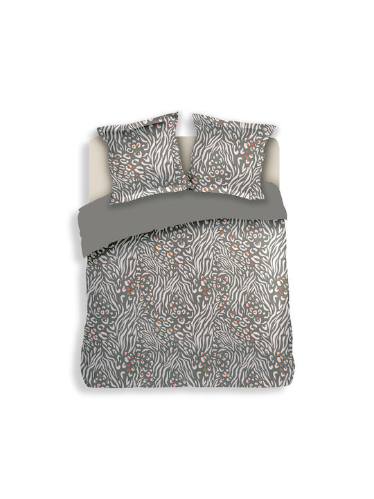 Charalambidis Textiles Gray Pillowcases Set 52x72cm