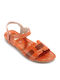 Women's Flat Sandals Orange