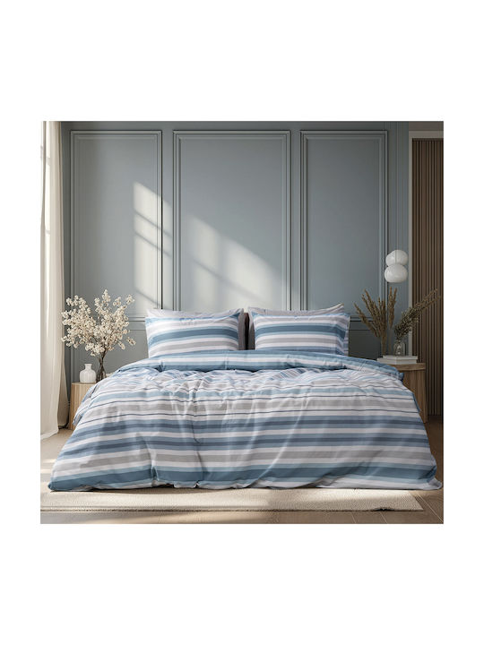 Beauty Home 12561 Set of Pillowcases with Envelope Cover Light Blue 51x73cm 12561MX
