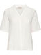Short Sleeve Women's Shirt White