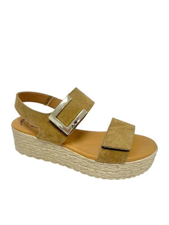 Eva Frutos Summer Women's Platforms Tabac Brown