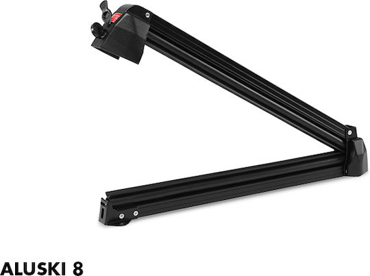Fabbri Aluski Car Roof Racks Aluminum Suitable for 8 Ski Pairs or 4 Snowboards
