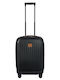 Bric's Milano Cabin Travel Suitcase Black with 4 Wheels Height 55cm