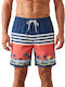 Men's Swimwear Bermuda Tropical Blue Floral