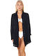 Comfort Damen Kaftan Für Strand Schwarz