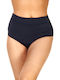 Bikini Boxer Ψηλόμεσο Μαύρο