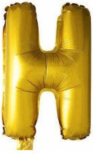 Γράμμα Η Foil Jumbo Χρυσό 102εκ.