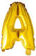 Letter A Foil Gold 45cm