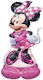 Number Minnie Foil Jumbo 121cm